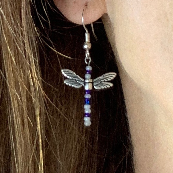 Dragonfly earrings - Picture 2 of 2